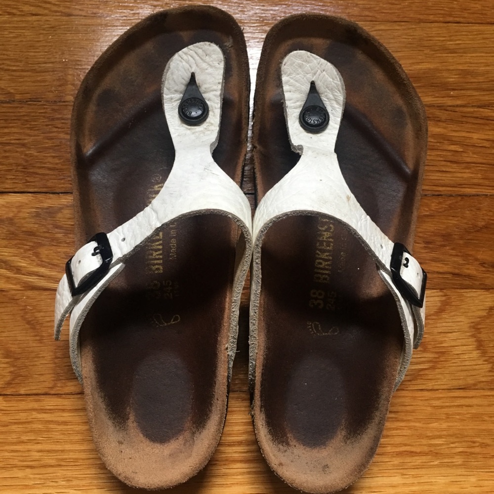 Birkenstock size 38 white